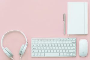 hintergrund arbeitsplatz rosa