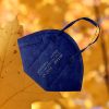 maske dunkel blau einzel colour